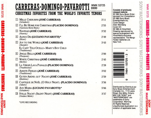Carreras* • Domingo* • Pavarotti*-2