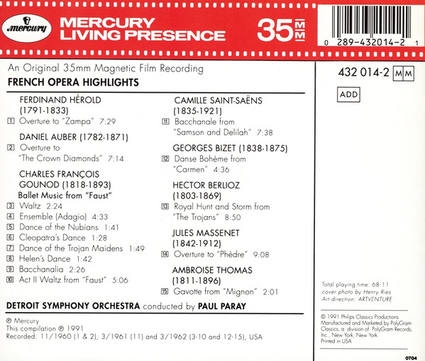 Paul Paray, Detroit Symphony Orchestra-1