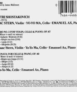 Shostakovich* - Isaac Stern, Yo-Yo Ma, Emanuel Ax-1