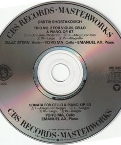 Shostakovich* - Isaac Stern, Yo-Yo Ma, Emanuel Ax-2