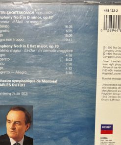 Dmitri Shostakovich, Charles Dutoit, Orchestre symphonique de Montréal-2
