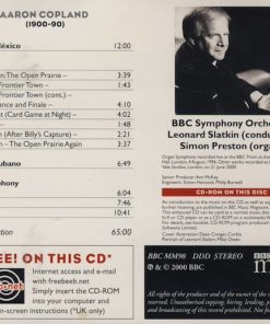 Copland* - BBC Symphony Orchestra / Leonard Slatkin-1