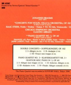 Brahms* - Isaac Stern · Yo-Yo Ma · Claudio Abbado, Chicago Symphony Orchestra-2
