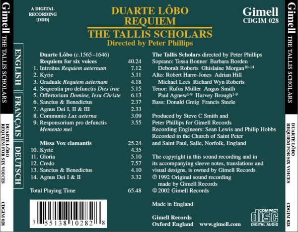 Duarte Lôbo, The Tallis Scholars, Peter Phillips (2)-2
