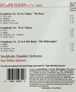 Joseph Haydn - Snyko, Esa-Pekka Salonen-1