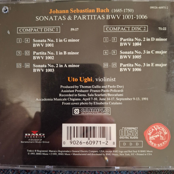 Johann Sebastian Bach, Uto Ughi-1