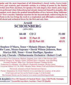 Schoenberg*, O'Mara* • Diener* • Lane* • Wilson-Johnson* • Hill* • Haefliger* • Simon Joly Chorale • Philharmonia Orchestra, Robert Craft-1