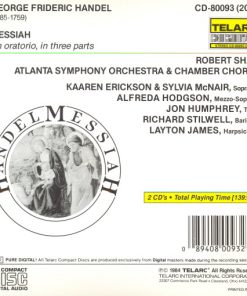 Georg Friedrich Händel – Robert Shaw / Kaaren Erickson • Sylvia McNair • Alfreda Hodgson • Jon Humphrey • Richard Stilwell / Atlanta Symphony Orchestra & Atlanta Symphony Orchestra Chamber Chorus, Layton James-1