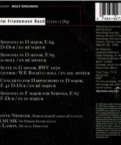 Wilhelm Friedemann Bach, Charlotte Nediger, Tafelmusik Baroque Orchestra, Jeanne Lamon-3