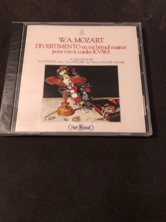 W. A. Mozart*, Le Trio Pasquier*-0