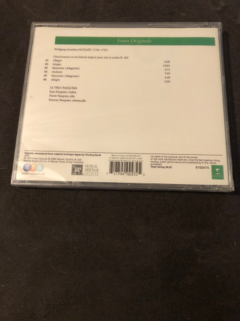 W. A. Mozart*, Le Trio Pasquier*-1