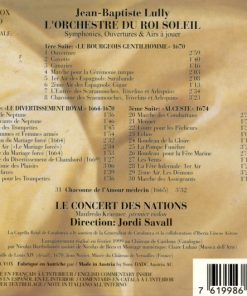 Jean-Baptiste Lully - Le Concert Des Nations, Jordi Savall-1