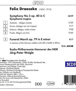 Felix Draeseke - Radio-Philharmonie Hannover Des NDR, Jörg-Peter Weigle-1