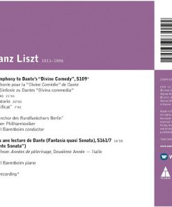 Franz Liszt - Frauenchor Des Rundfunkchores Berlin, Berliner Philharmoniker, Daniel Barenboim-1