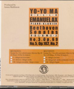 Yo-Yo Ma, Emanuel Ax, Beethoven*-1