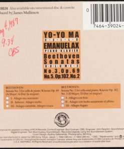 Yo-Yo Ma, Emanuel Ax, Beethoven*-3