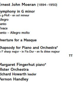 Ernest John Moeran / Margaret Fingerhut • Ulster Orchestra • Vernon Handley-1