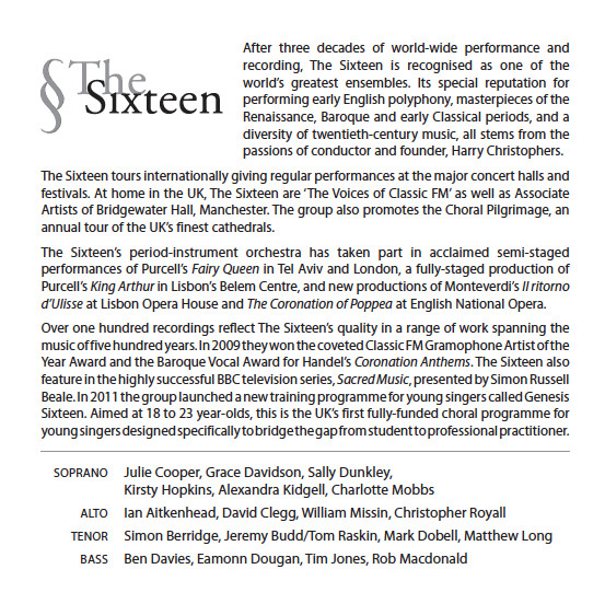 Giovanni Pierluigi da Palestrina, The Sixteen, Harry Christophers-2