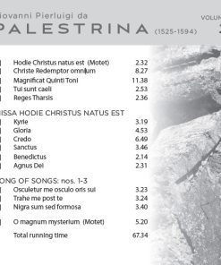 Giovanni Pierluigi da Palestrina, The Sixteen, Harry Christophers-1