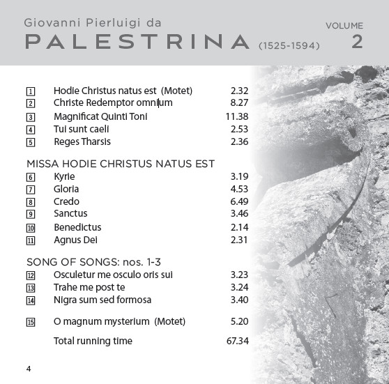Giovanni Pierluigi da Palestrina, The Sixteen, Harry Christophers-1