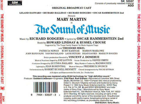 Mary Martin - Richard Rodgers - Oscar Hammerstein 2nd*-1