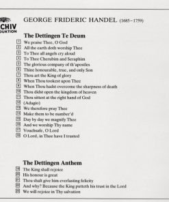 George Frideric Handel* - Choir Of Westminster Abbey*, The English Concert, Trevor Pinnock, Simon Preston-3