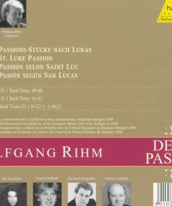 Wolfgang Rihm - Juliane Banse, Iris Vermillion, Cornelia Kallisch, Christoph Prégardien, Andreas Schmidt (2), Gächinger Kantorei*, Bach-Collegium Stuttgart*, Helmuth Rilling-2