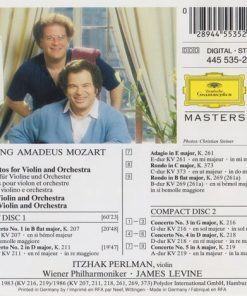 Mozart*, Itzhak Perlman, James Levine (2), Wiener Philharmoniker-1