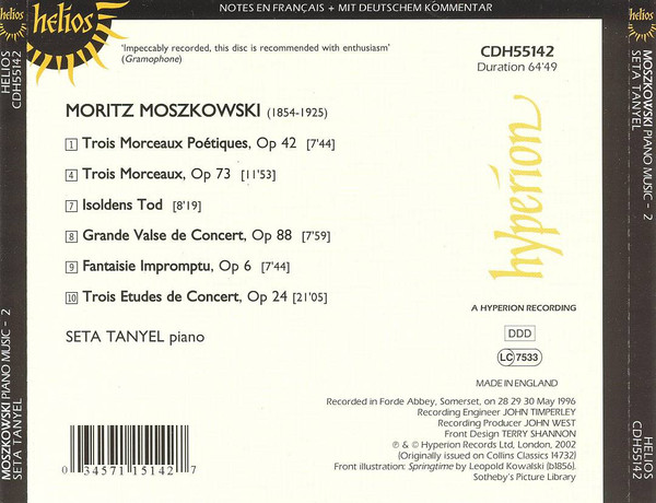 Moritz Moszkowski, Seta Tanyel-2