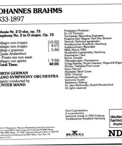 Brahms* - Günter Wand, North German Radio Symphony Orchestra*-1