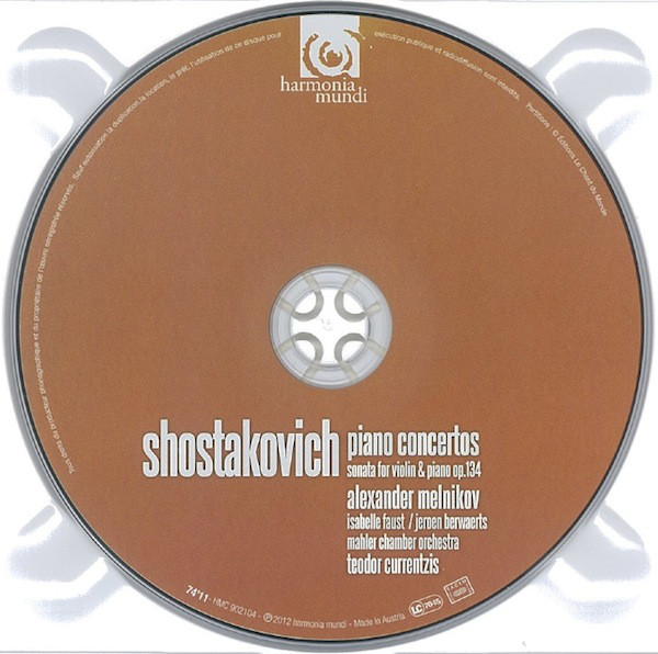 Shostakovich*, Alexander Melnikov, Isabelle Faust, Jeroen Berwaerts, Mahler Chamber Orchestra, Teodor Currentzis-3