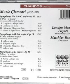 Muzio Clementi - London Mozart Players, Matthias Bamert-1