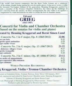 Grieg*, Henning Kraggerud, Tromsø Chamber Orchestra-1