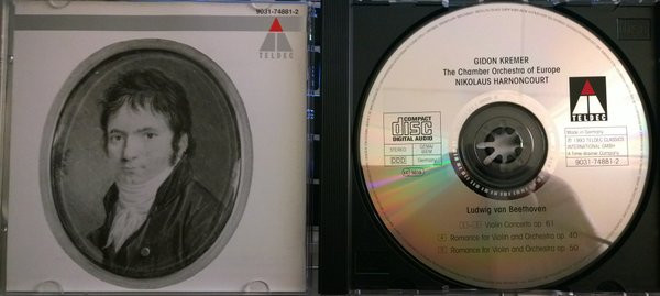 Beethoven*, Gidon Kremer, The Chamber Orchestra Of Europe, Nikolaus Harnoncourt-1