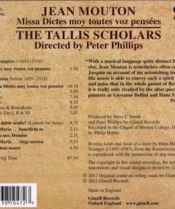 Jean Mouton - The Tallis Scholars - Peter Phillips (2)-2