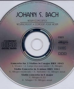Johann S. Bach*, Camerata Romana, Eugen Duvier-1