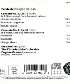 Chopin* - Emanuel Ax, The Philadelphia Orchestra, Eugene Ormandy-3