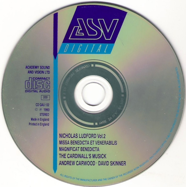Nicholas Ludford - The Cardinall's Musick, Andrew Carwood • David Skinner (4)-4