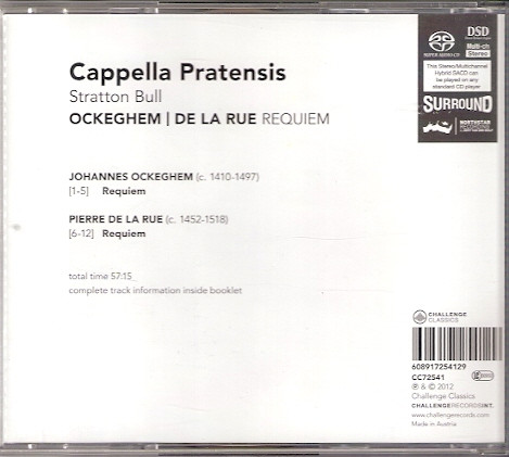 Cappella Pratensis, Stratton Bull, Ockeghem* | De La Rue*-1