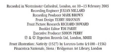 Palestrina*, Westminster Cathedral Choir, Martin Baker (2)-2