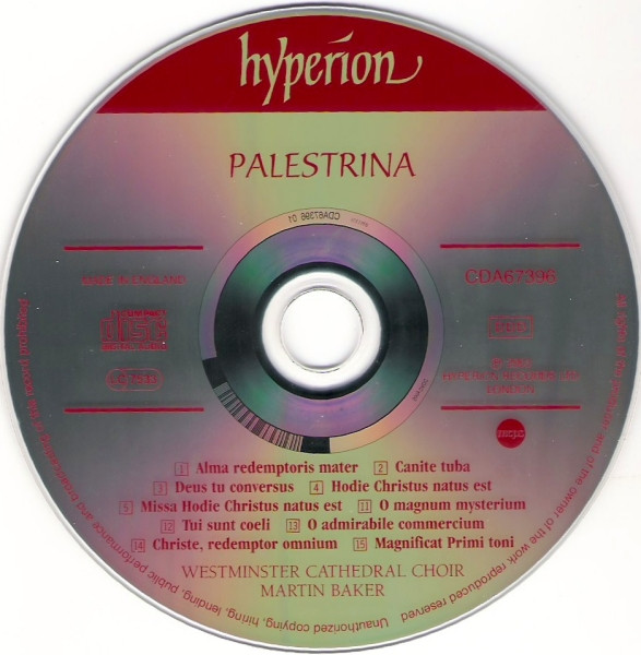 Palestrina*, Westminster Cathedral Choir, Martin Baker (2)-3