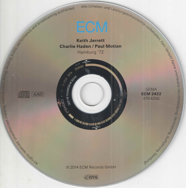 Keith Jarrett / Charlie Haden / Paul Motian-2