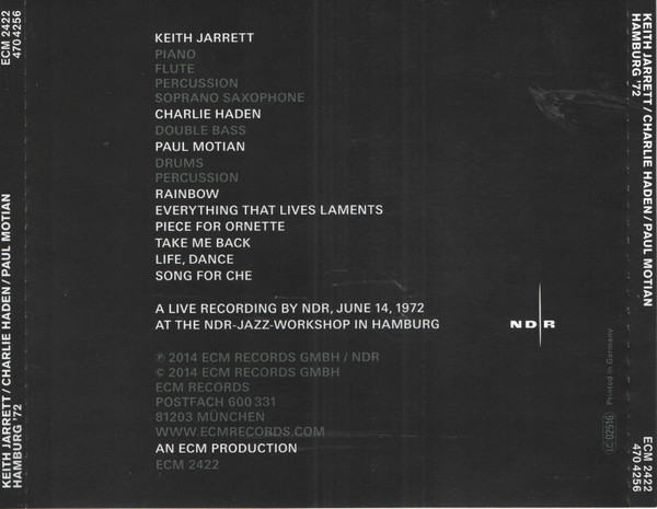 Keith Jarrett / Charlie Haden / Paul Motian-4