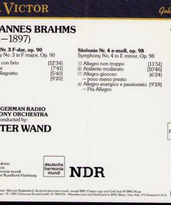 Brahms*, Günter Wand, North German Radio Symphony Orchestra*-1