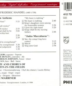 Georg Friedrich Händel - The Academy Of St. Martin-in-the-Fields & Chorus Of St Martin In The Fields, Sir Neville Marriner-1