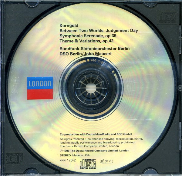 Erich Wolfgang Korngold - Deutsches Symphonie-Orchester Berlin, Rundfunk-Sinfonieorchester Berlin, John Mauceri-3