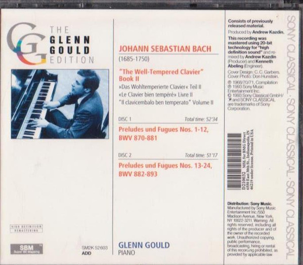 Bach*, Glenn Gould-1