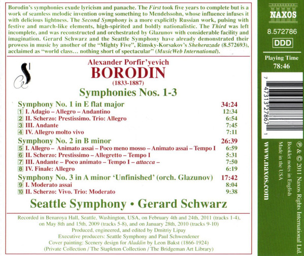 Borodin*, Seattle Symphony* · Gerard Schwarz-1