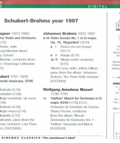 Wagner* • Schubert* • Brahms* • Mozart*-1