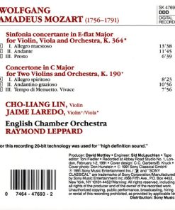 Mozart*, Cho-Liang Lin / Jaime Laredo / English Chamber Orchestra, Raymond Leppard-1